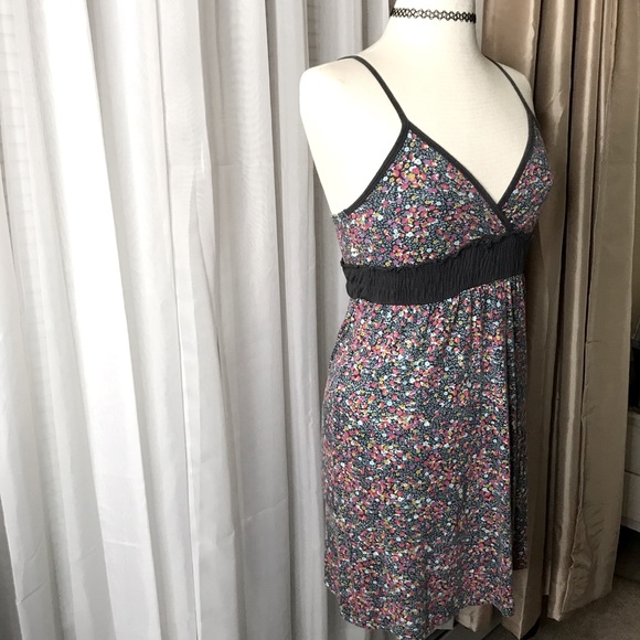Billabong Dresses & Skirts - Billabong floral midi cotton sundress navy XS